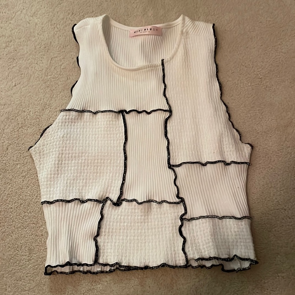patchwork crop top
